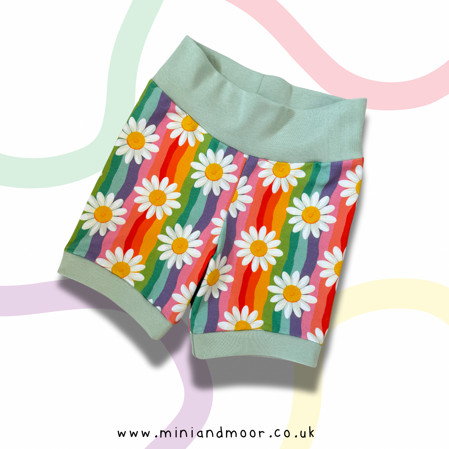 ‘Grow with Me’ Shorts - Daisy Daisy