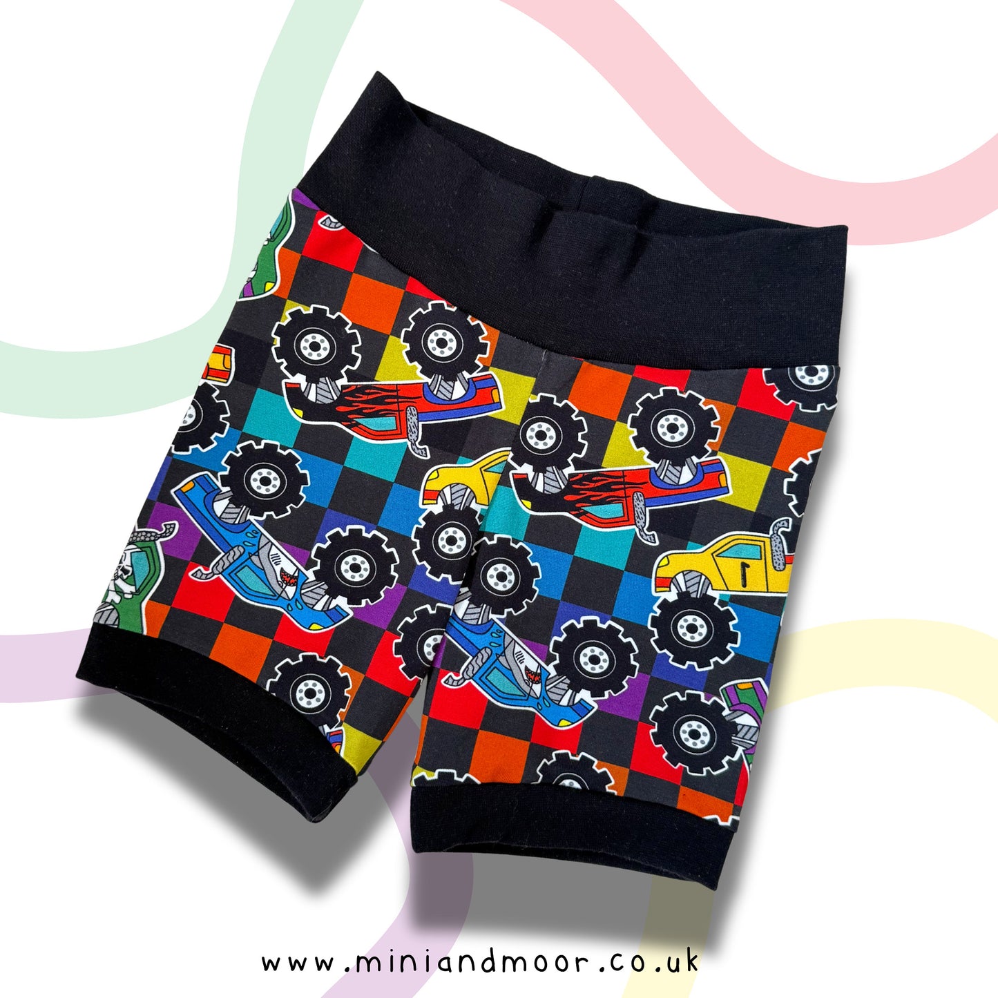 ‘Grow with Me’ Shorts - Monster Trucks