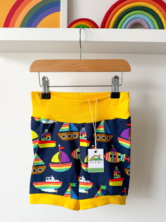 ‘Grow with Me’ Shorts - Sail Away