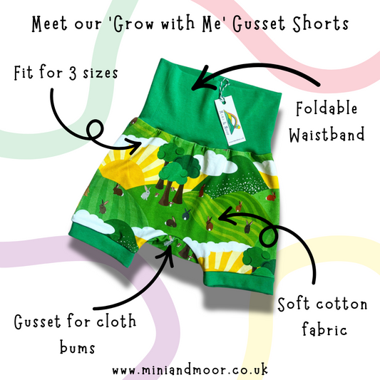 ‘Grow With Me’ Gusset Shorts