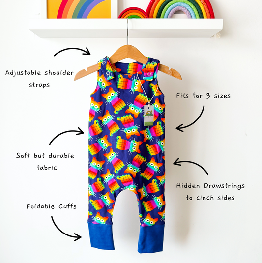 ‘Grow with Me’ Dungarees