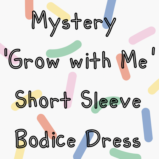 Mystery ‘Grow with Me’ Short Sleeve Bodice Dress