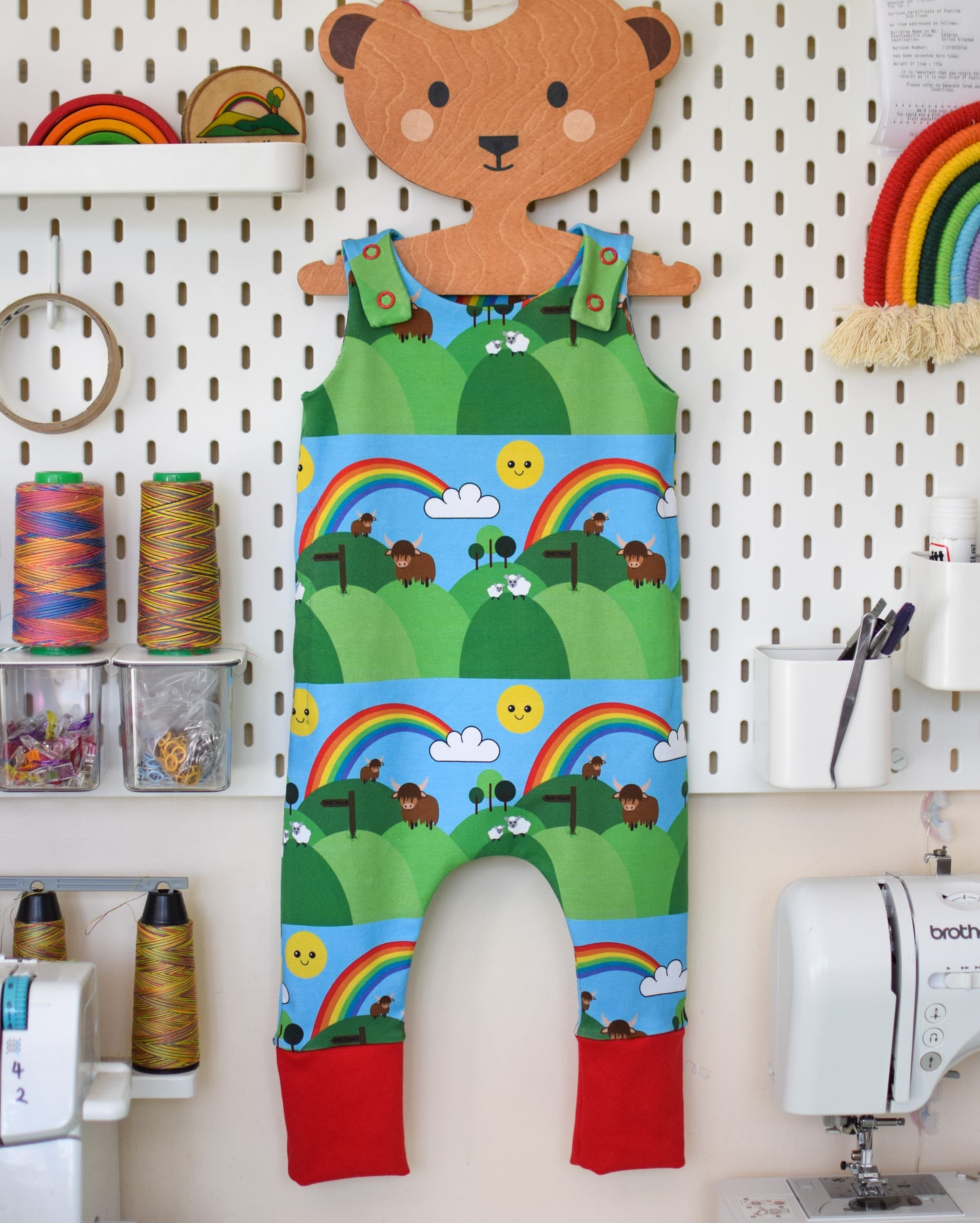 ‘Grow with Me’ Dungarees